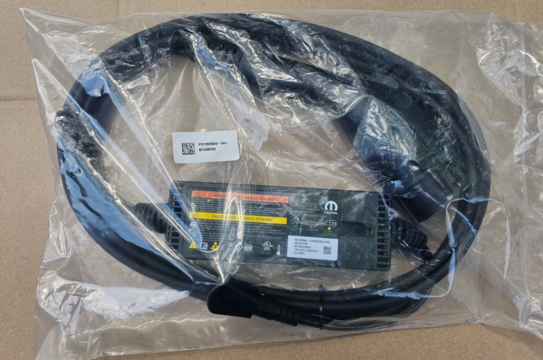 Jeep Wrangler 4xe PHEV Charging Cord Charger Cable EV Home Outlet 120v OEM