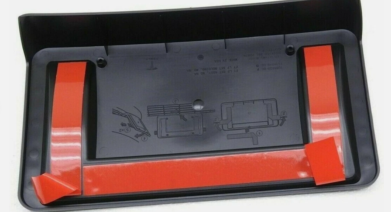 OEM 2017-2022 Tesla Model 3 Front Bumper License Plate Mount Holder Bracket