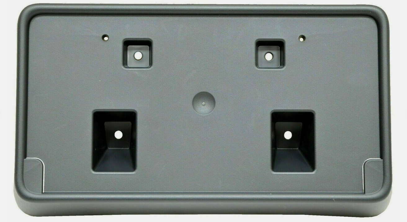 15-23 DODGE CHALLENGER FRONT LICENSE PLATE HOLDER BRACKET & SCREWS MOPAR GENUINE